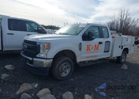 2022 Ford F-250 Xl z USA, uszkodzony, nr VIN 1FD7X2B61NEG17789